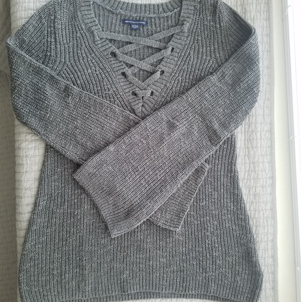 American Eagle Outfitters Bell Sleeve Sweater - Picture 3 of 5
